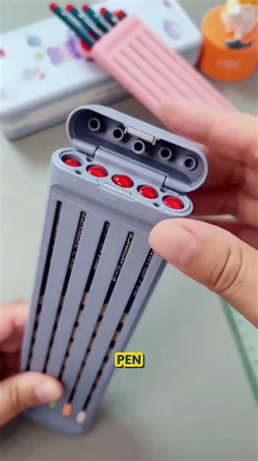 🟢Order feels satisfying when it clicks into place. (# 2975) Multi-Purpose Creative Pen Box