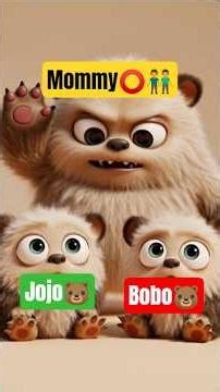 BOBO AND JOJO WITH MOMMY🐻👬