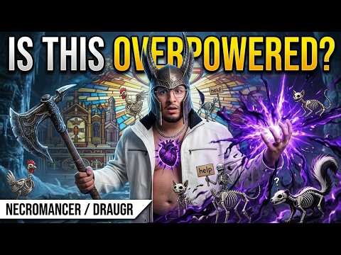 The Strongest Necromancer Build in Skyrim | Overpowered?