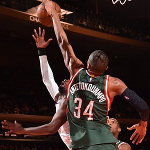 Get the final day of #NBABlockWeek started with the best REJECTIONS by Giannis Antetokounmpo!! | Milwaukee Bucks