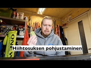 Suksen pohjustaminen