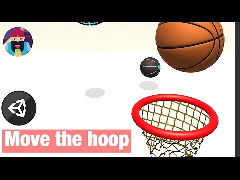 How to move a basketball hoop in unity