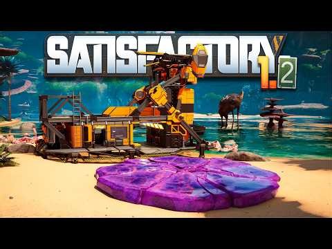 I Started A New Save In Satisfactory 1.2 With Random Ore Nodes!