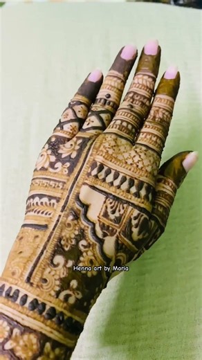 🕌Royal Bridal Henna Transition 🕌 #mehndi #creativehenna #artist #hennatattoodesign