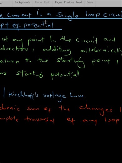 Kirchhoffs voltage law Kirchhoff’s Voltage Law (KVL) is one of the most important principles in electrical circuit analysis. It helps us analyze closed loops in electrical circuits and solve for unknown voltages. In this video, you will learn: ✔ What Kirchhoff’s Voltage Law (KVL) states ✔ The concept of a closed loop in a circuit ✔ Why the algebraic sum of voltages in a loop equals zero ✔ How to apply KVL step-by-step ✔ Solved examples for better understanding This lesson is perfect for students