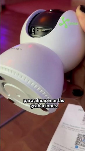 This mini security camera is compatible with Alexa and Google Home #amazon #camera