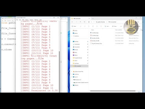 How to Convert a PDF File into a Word Document File in Python