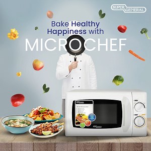 Here’s your companion for healthy & happy baking! #SuperGeneral Microwave Oven is the perfect Micro Chef for all your healthy recipes. Can’t wait to bring it home? Visit us www.supergeneral.com Shop online on Amazon.ae : https://amzn.to/3dXcGHO !ها هو رفيقك لخبز صحي وسعيد .فرن المايكرويف سوبر جنرال هو المايكرويف المثالي لجميع وصفاتك الصحية لا تسطيعي الانتظار للحصول عليه؟ www.supergeneral.com تفضلي بزيارتنا :Amazon.ae تسوقي أونلاين من https://amzn.to/3dXcGHO | Super General