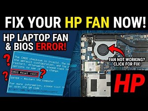 HP Laptop CMOS Checksum Invalid Error Fix | Real Repair | Step-by-Step