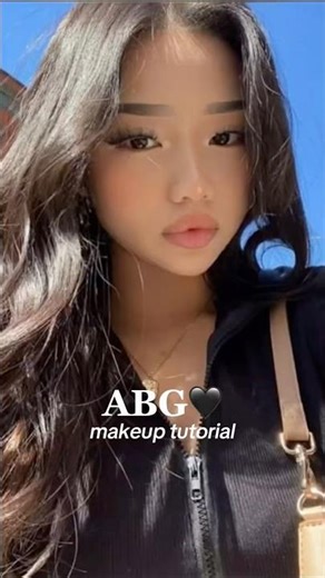abg makeup tutorial 🖤 #makeuptutorial #grwm #makeuplook #makeup #beauty #makeupinspo