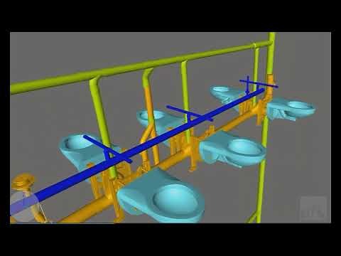 Design Build Back to Back Restroom Plumbing Stack