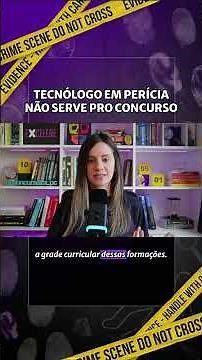 Curso de investigação forense vale para concurso de Perito Criminal?