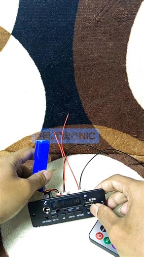 Module mp3 bisa untuk karaokeaan sudah bisa Bluetooth, AUX dan juga radio, sudah terdapat remote untuk mengendalikan modulenya #tutorial #diy #electronic #reels #mp3 #amplifier #musik #sound #soundhoreg | Muhtar Solehudin