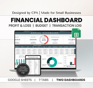 Small Business Bookkeeping Spreadsheet | Income Expense Tracker Template | Profit & Loss Statement | Excel Google Sheets | CPA Designed - Etsy