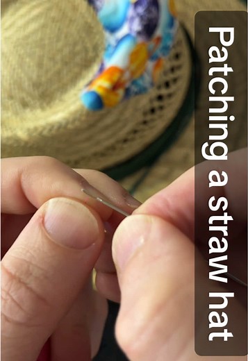 Patching a Straw Hat: DIY Guide