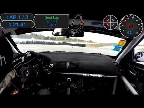 BMW 128i Running 1:11 at New Hampshire Motor Speedway South Oval