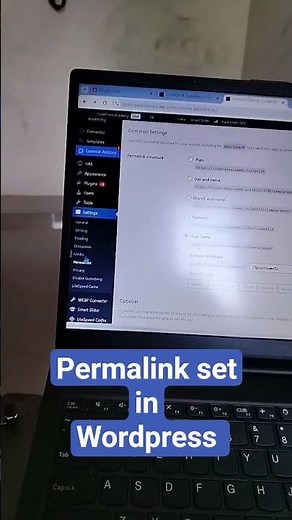 permalink setting in wordpress