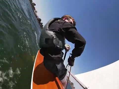 Gp 14 sailing 20 knots+