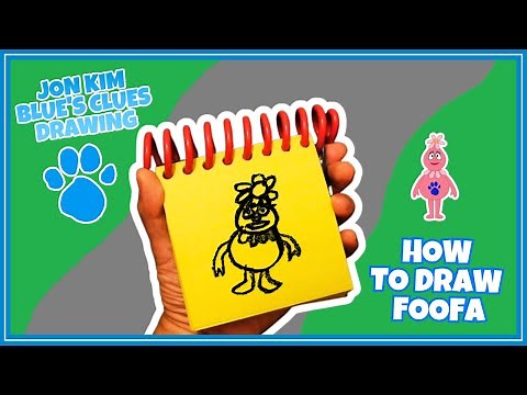 Jon Kim Blue's Clues Drawing - How To Draw Foofa