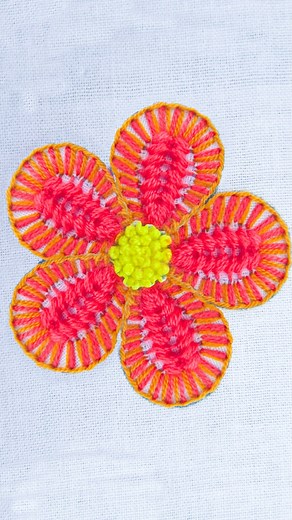 15K views · 171 reactions | Beautiful Hand Embroidery Flower Design Tutorial #viralvideo #reels #diy #tutorial #turtorial #embroiderydesign #support #reelsvideo #trending #embroideryart #fbreels #handmade #useful #viralreels #facebookreels #basicembroidery #Embroidery #fb #reelsfb #flower #stitch #hand #flowers #design | Crafts & Embroidery | Facebook
