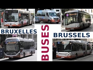 Busse in Brüssel * Buses in Brussels * Bus à Bruxelles * VOLVO * IVECO * SOLARIS * MERCEDES-BENZ