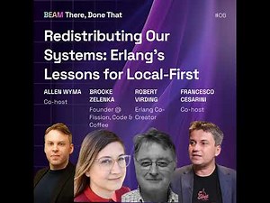 Redistributing Our Systems. Erlang's Enduring Lessons for Local-First