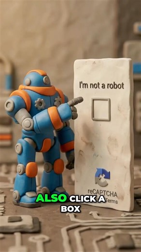 HOW DOES “I’m not a robot” KNOW I’M A HUMAN? | #captcha #how #tech #ai #captchatyping #shorts