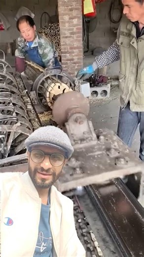 Bamboo strip creaking process #machine #tools #shorts #woodworking #viralvideo