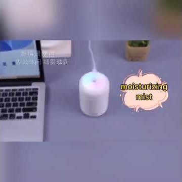 CM9 MINI USB AIR HUMIDIFIER DIFFUSER 250ML COLORFUL LED NIGHT LIGHT MIST PURIFIER