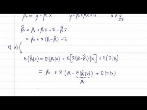 ECO375F - 2.4 - Unbiasedness of the Intercept Estimator (β0)