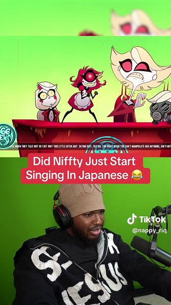 Full Vid On YT: nappy riq (Link in bio) #fyp #hazbinhotel #nappy_riq