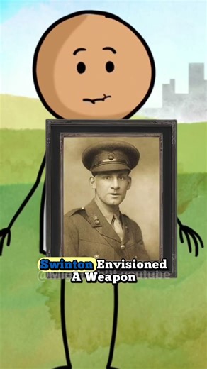 "The Genius Behind the First Tank in History" 💥 #WW1 #Shorts