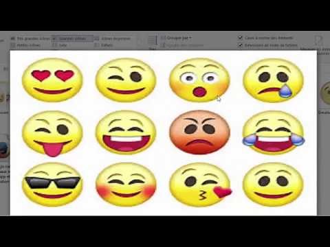 Signification des smileys émoticônes émojis