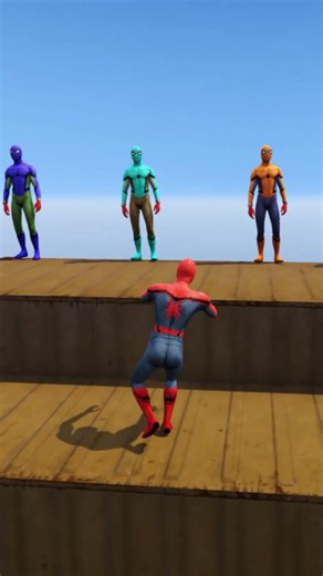 GTA 5 Epic Water Ragdolls | Spider-Man Jumps / Fails ep.21 #shorts