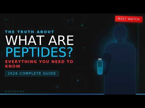 What Are Peptides? Complete Beginner's Guide You NEED in 2026 (Doctors Are Shocked)