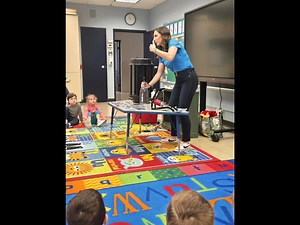 A wonderful morning spent with the sweetest audience. The kids were very enthusiastic learning about the weather and loved the experiments of seeing a cloud in a bottle and a chance to touch a tornado in the tornado machine 🌪️ ☁️ 🌈 ⛈️ ☔️. Lots of good questions too 🩵🩷 | Ashley Dougherty WTAE