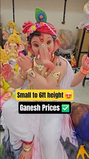 Ganesh Idols with Prices Hyderabad #shorts #youtubeshorts #ganeshidol #hyderabad #telugu #teluguvlog