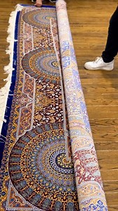 One of the finest Persian silk rugs in our collection. Handwoven in Persia with pure silk, remarkable detail, and timeless craftsmanship. A true expression of elegance and artistry. #persianrug #silkRug #interiordesign #orientalRug #RugCollectors | Oscar Isberian Rugs