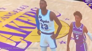 110K views · 3K reactions | LeBron James says he learned of the Los Angeles Lakers' versatility by playing NBA 2K  | ESPN Los Angeles | Facebook