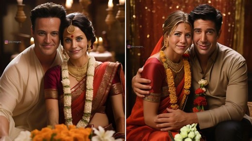 AI artist imagines Friends characters’ Indian-style wedding. Internet loves it
