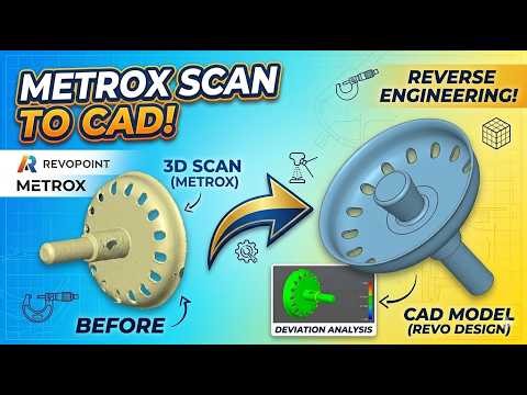 How to make your 3D Scan to Cad ? Using my MetroX Pro