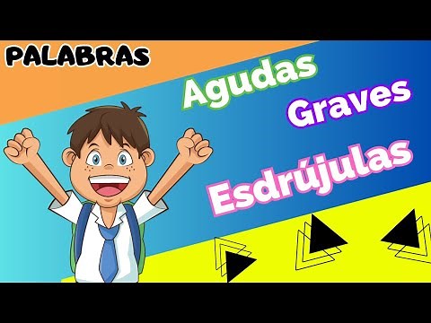 Palabras agudas, graves y esdrújulas [video educativo para grandes y pequeños]