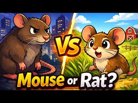 小鼠還是大鼠 ，傻傻分不清楚?!🐭🐀 Mouse vs Rat: What’s the Real Difference?【B2+ Level English】