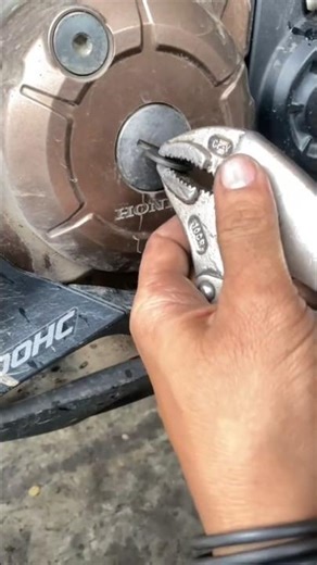 Struck screw removal#motorcycle #tricks #bikerepair