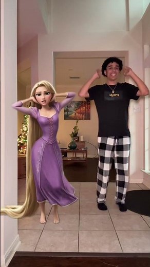 Im bout to make you dance 🔥 | Repunzel AI dance | #tiktokdances #2025tiktokdance #repunzel
