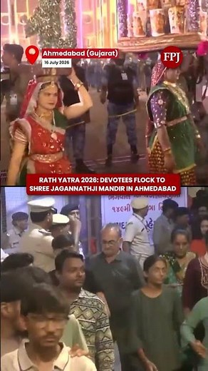 Thousands of Devotees Assemble at Ahmedabad Jagannath Temple Before Rath Yatra
