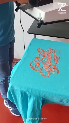 3D (High Density) plastisol printing in textile screen printing