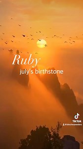 celebrating all July babies! The Ruby is such a magnificent stone, what better stone to capture the wisdom and brightness that comes with being a July baby! #birthstone #gemstone #july #ruby #history #facts #diy #foryou #fyp #explore #funfact #jewelry #rare #trend #gold #luxury #summer | BLOCHER JEWELERS