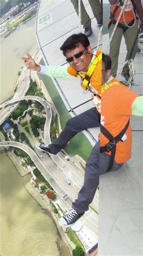 Macau Tower sky walk #skywalk #skywalker #trending #viral #viralvideo