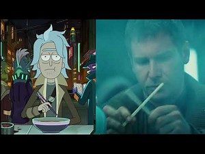 Rick and Morty Blade Runner parody Scene